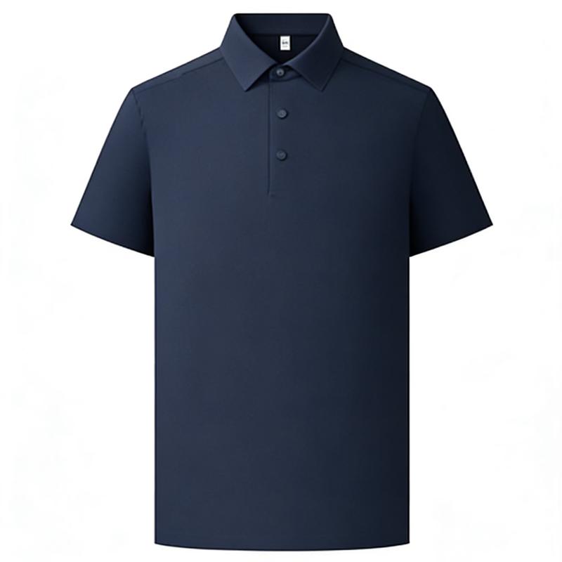 PERFEITO CRIATIVO Men's Cooling Short Sleeve Polo Shirt