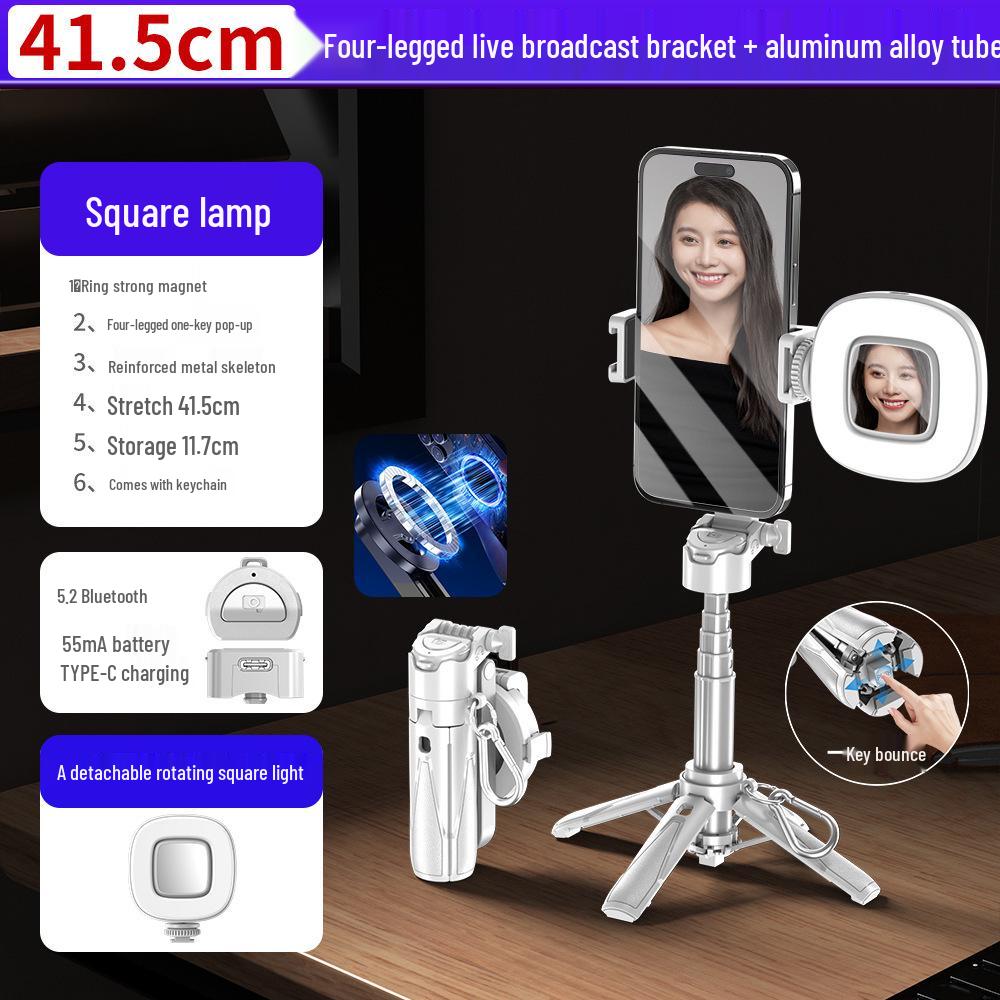 New P15C Magnetic Selfie Stick with Bluetooth Remote – Portable Travel Stand for Photos & Live Streaming