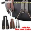Quality Car Headrest Hook Plastic Interior Metal Rear Seat Hanging Dual Hook 20KG Large Load-Bearing Alloy Hook Hanger Universal