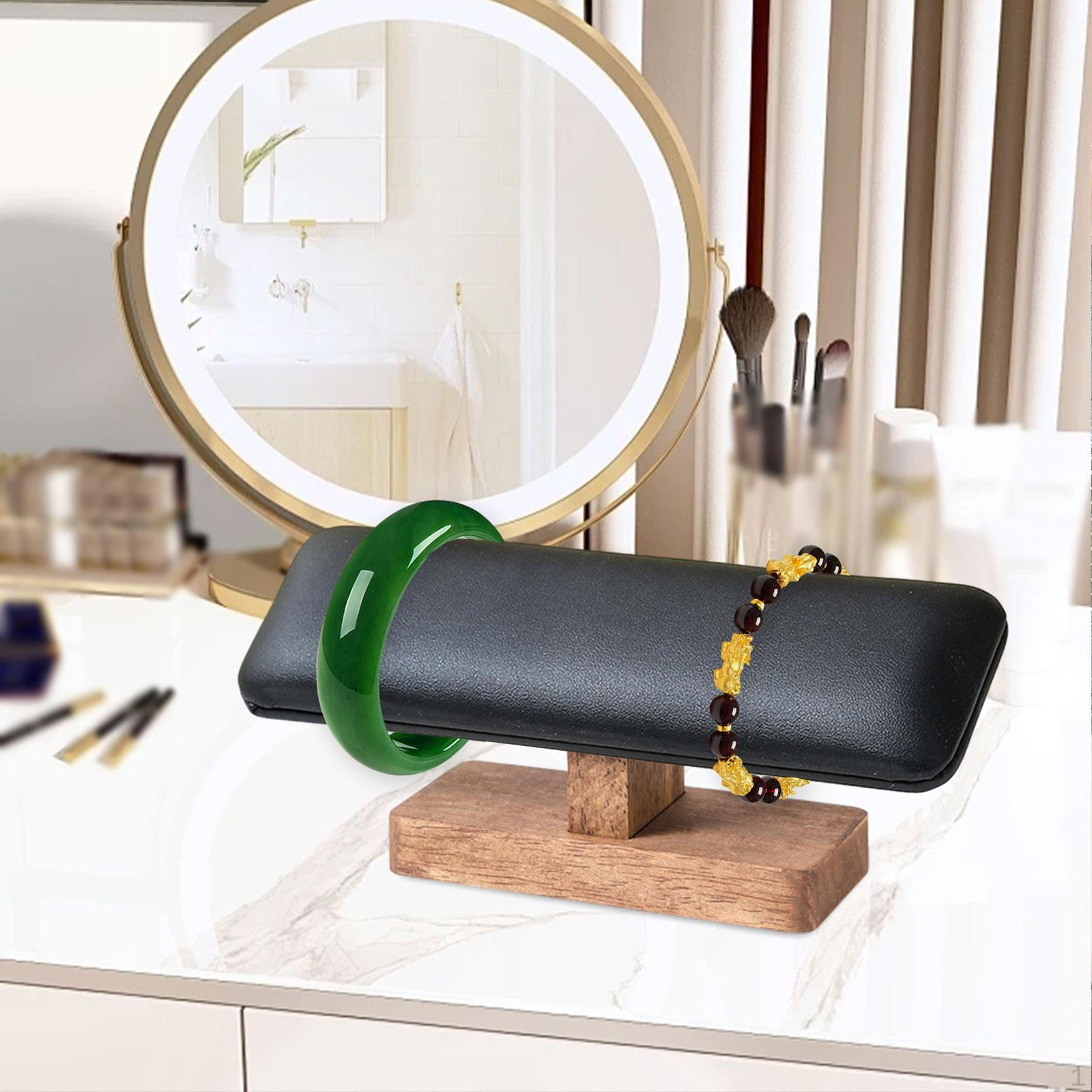 

Подставка для часов, стойка для браслета, портативная декоративная Т-образная стойка, держатель для браслета, органайзер для ювелирных изделий чёрный