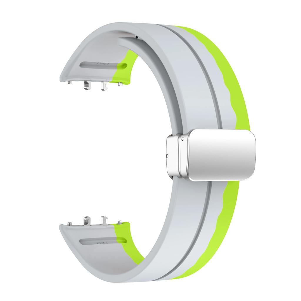 Cinturino in Silicone per Samsung Galaxy Fit3 Cinturino per Orologio Fibbia Magnetica Braccialetto Sostituzione Correa