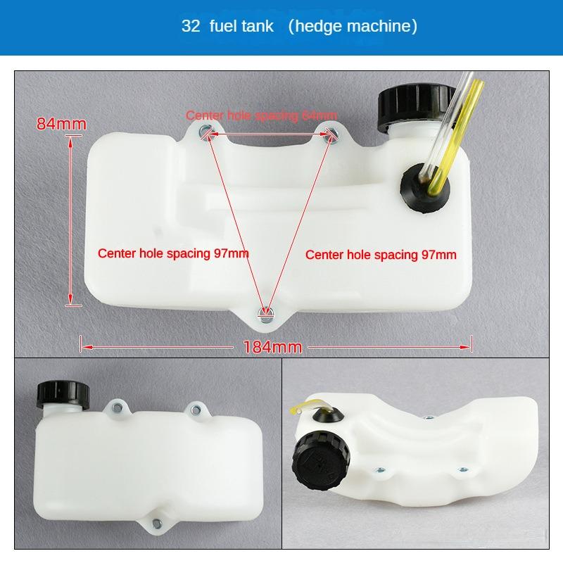 Depósito de Combustible para Desbrozadora Compatible con 140/139/34/32/44-5/G45/48/40-5B/40-5/40-6 para Komatsu Kawasaki Robin Desbrozadora Piezas de Desbrozadora
