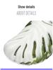 Men's Summer Lightweight Breathable Closed-Toe Monstera Leaf Sandals
