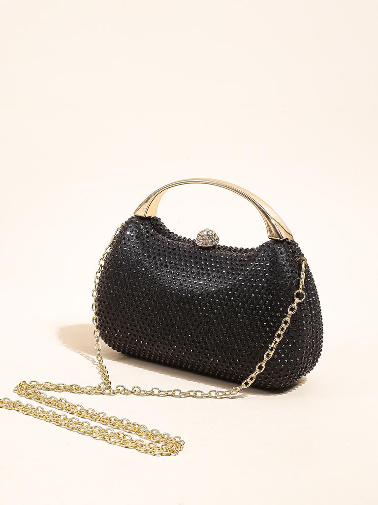 Mini  Diamond Shell Box Handy Dinner Bag