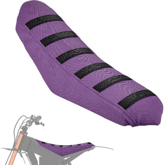 Electric Dirt Bike Seat Cover for Tutti Soleil 01,Black Stripe Non-Slip Motorcycle Cushion Cover for Tuttio Soleil01-Black