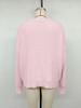 Autumn/Winter 2026 Loose European & American Style Wool Knit Pullover - Women's Long Sleeve Sweater