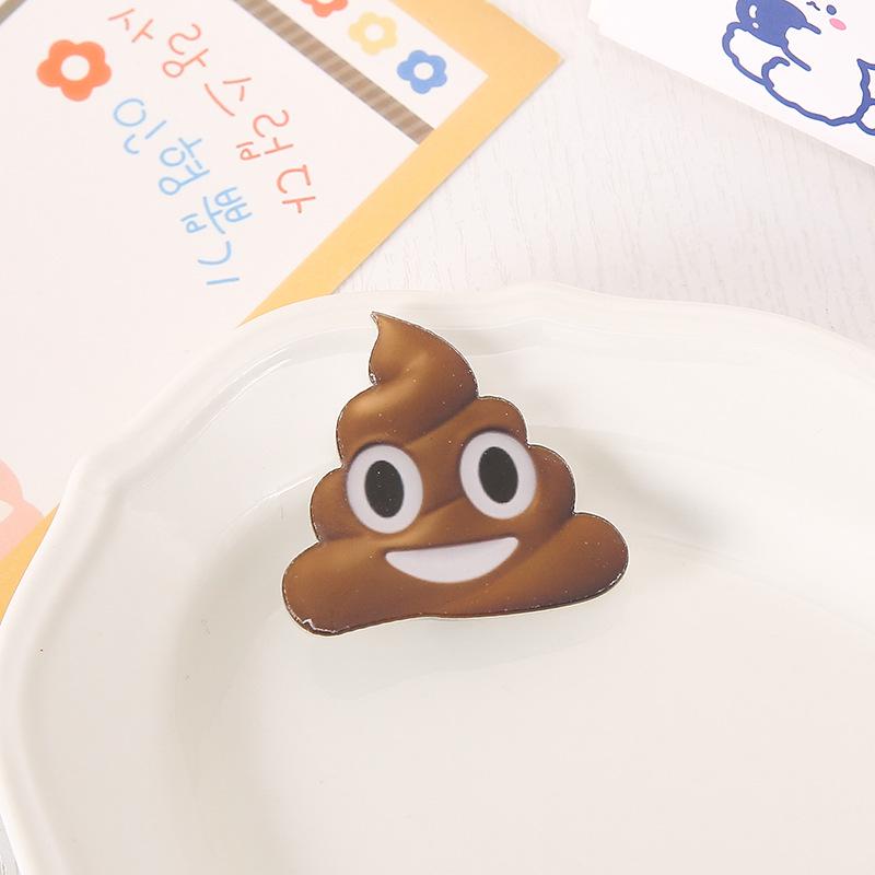 Expression Hairpin Set: Sweat Drop, Speechless, Soybean, Water Drop, Side Clip, Trendy Headdress