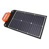 50W 18V Solar Charger Portable with Handle Dual USB Fast Charging Monocrystalline Solar Panel For