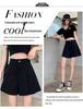 Women's Summer Wide-Leg Pleated High-Waist Slimming A-Line Shorts