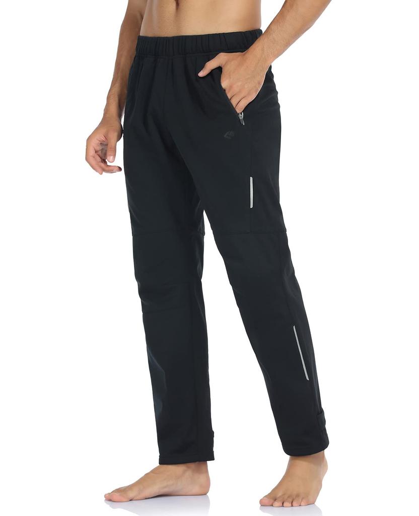 Difos Cycling Cycling Bicycle Pants for Road Size M Men's Fleece-Lined Tights, Unpadded, Wear, Bikes, Elastic, Warm, Reflective, Windproof,