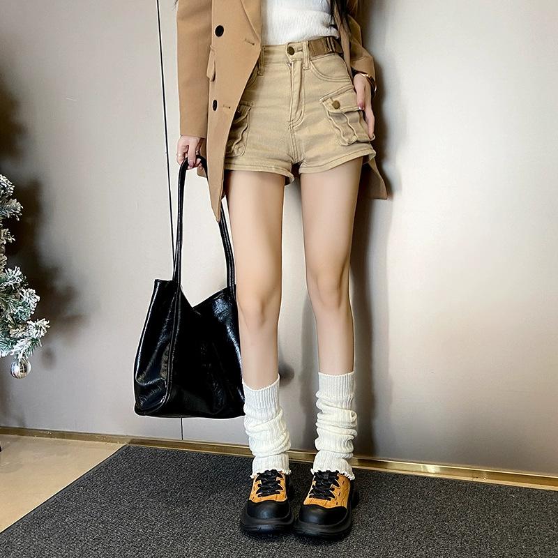 Leather retro big head platform casual shoes women's 2025 new versatile, light and comfortable dad sports shoes