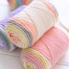 1 piece, approximately 633 feet gradient rainbow yarn, used for DIY knitting, warm sweaters,Suitable for 3-4mm crochet hooks