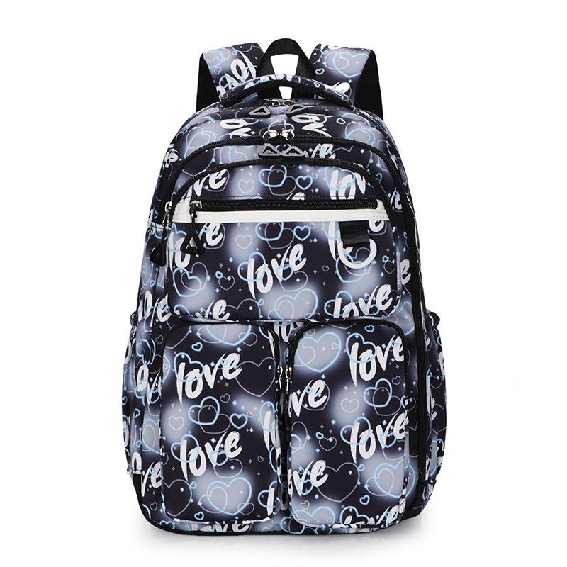 School bag, refrigerator-type door opening, student school bag, women's lightweight and large-capacity burden reduction, dream backpack