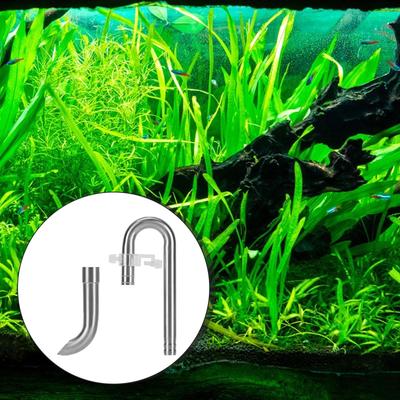 Aquarium Lily Tube Tubing Connector Stainless Steel Water Plant Tank Easy Setup Lightweight