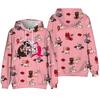 Unisex Hazbin Hotel Hoodie Sweatshirt Cartoon Printed Streetwear Hoodies for Couples Men Women