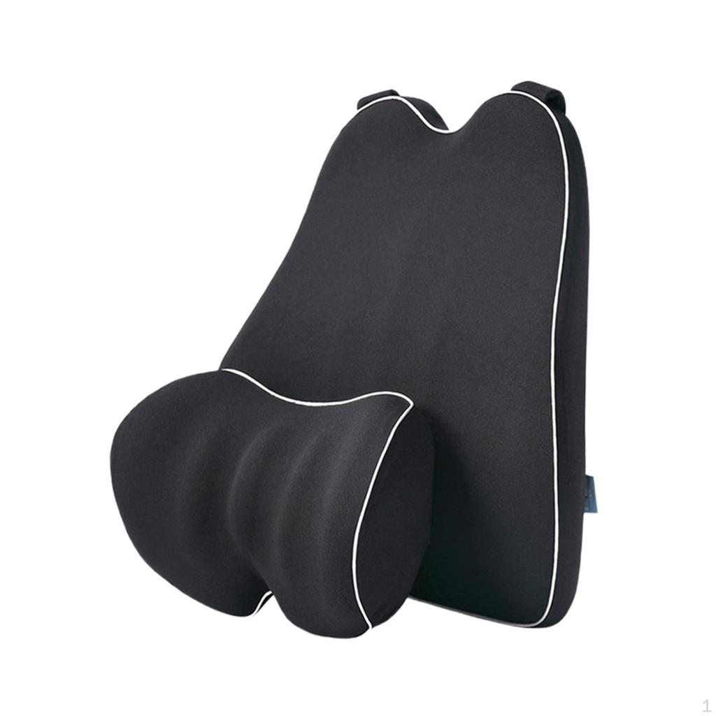 Car Back Cushion , Support, Neck Pillow Breathable,Car for Lower Support
