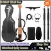 IRIN 4/4 Smart Electric Violin Carbon Fiber Pro Electric Violin With Shoulder Rests Headphones String Instrument for Practice