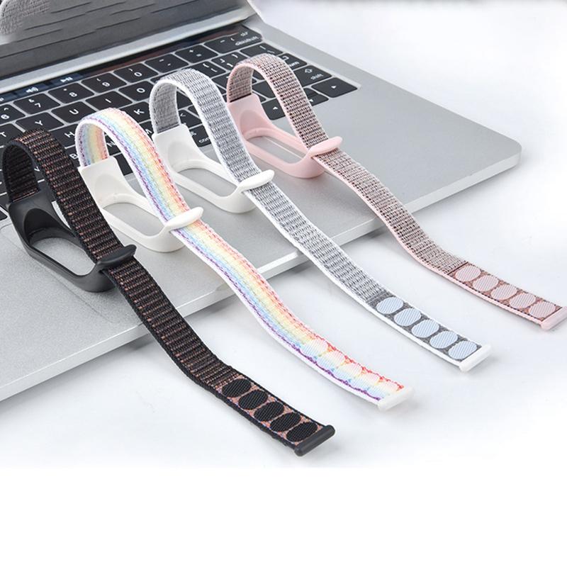 For Xiaomi Mi Band 3/4/5/6/7 Nylon Watch Band Adjustable Sport Loop Strap Wristband Replacement