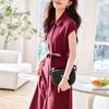 2026 Summer Women's Elegant Casual Shirt Dress – Slim Trench Coat Style