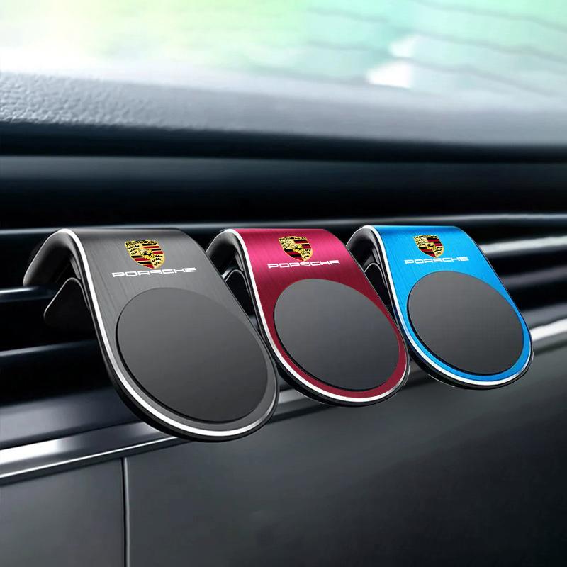Car Magnetic Phone Holder Air Outlet Mobile Phone GPS Stands For Porsche Cayenne Panamera Macan 911 718 Boxster Cayman 918 Pajun