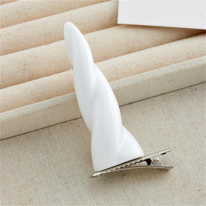 Anime Haarspange Horn Halloween Horn Flache Spange Halloween Haarnadel Tier Elegant Haarspange für Cosplay