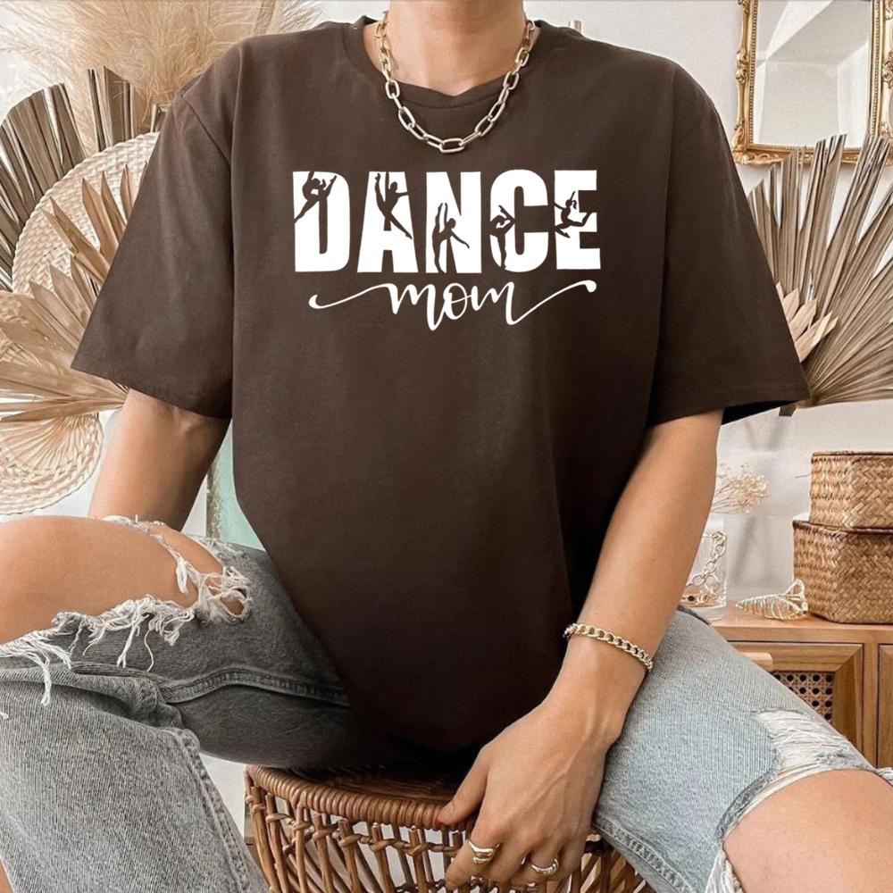 

Dance Mom Shirt Dance Lover Dancer Mama Tshirt Vintage Mom Life Tees Women Short Sleeve Casual Tee Harajuku Tops Gift for Mom 4XL