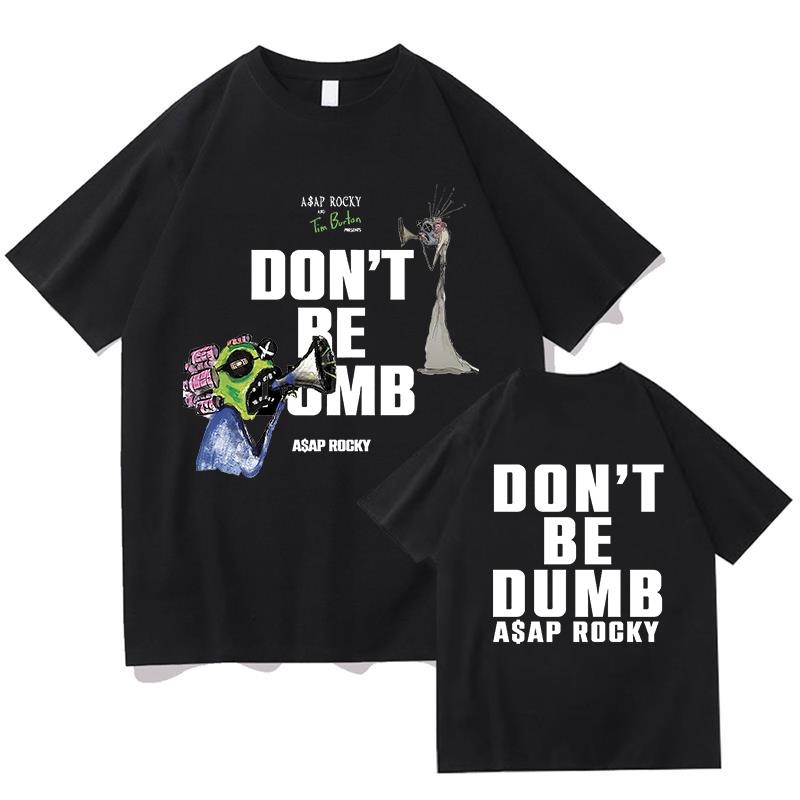 

A$AP ROCKY Don T Be Dumb Tour 2026 Graphics Print T Shirts High Quality Men Hip Hop Tshirts Summer Cotton Tees Shirt Fans Gif... S