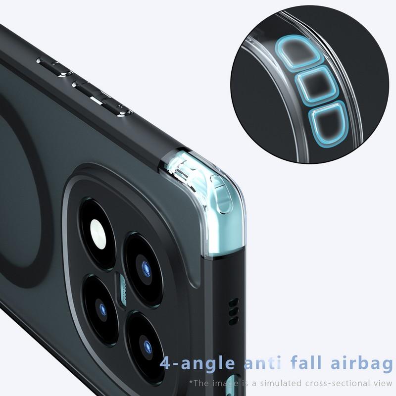 For Magsafe Magnetic Phone Case For Xiaomi Poco M8 Pro Shockproof Matte PC+TPU Wireless Charging Back Cover Fundas