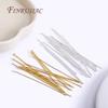 Handmade DIY Jewelry Supplies 50 Pcs/lot Flat Head Pins,18K Gold Plated Flat Head Pins,Silver Plated Findings