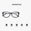 New Blue Light Blocking Cat Eye Prescription Eyeglasses With Cylinder TR90 Trend Myopia Eyeglasses Woman 0 -0.5 -0.75 To -6.0