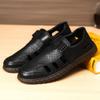 Manufacturer 2024 summer new men's sandals comfortable breathable hole shoes in the elderly hollow cool shoes