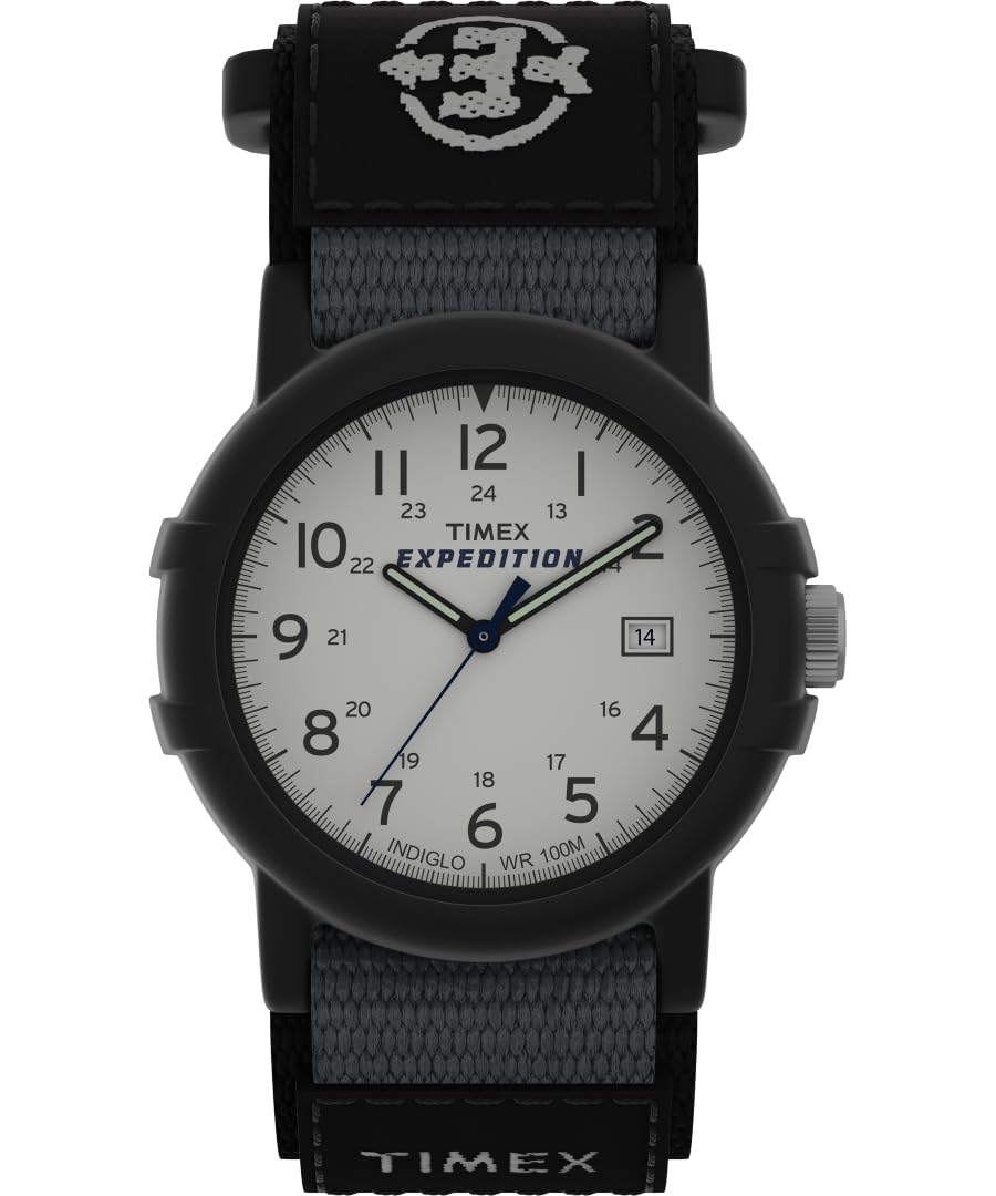 TIMEX Expedition Camper Полноразмерные Белый Циферблат Черный Быстросъемный Ремешок T49713 Часы [Timex] Мужские [Официальный Импорт] белый
