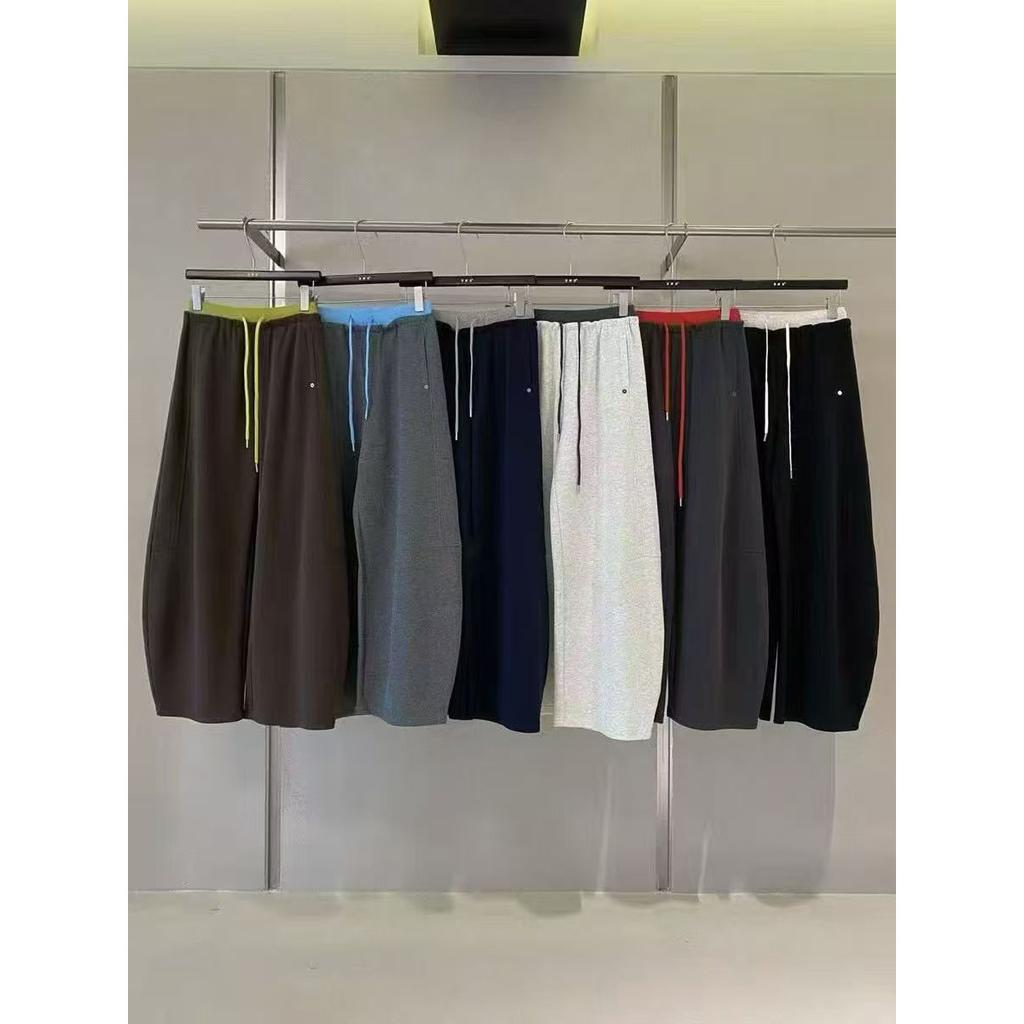 Women's High Waist Wide Leg Sweatpants Fleece Lined Casual Curved Tapered Trousers