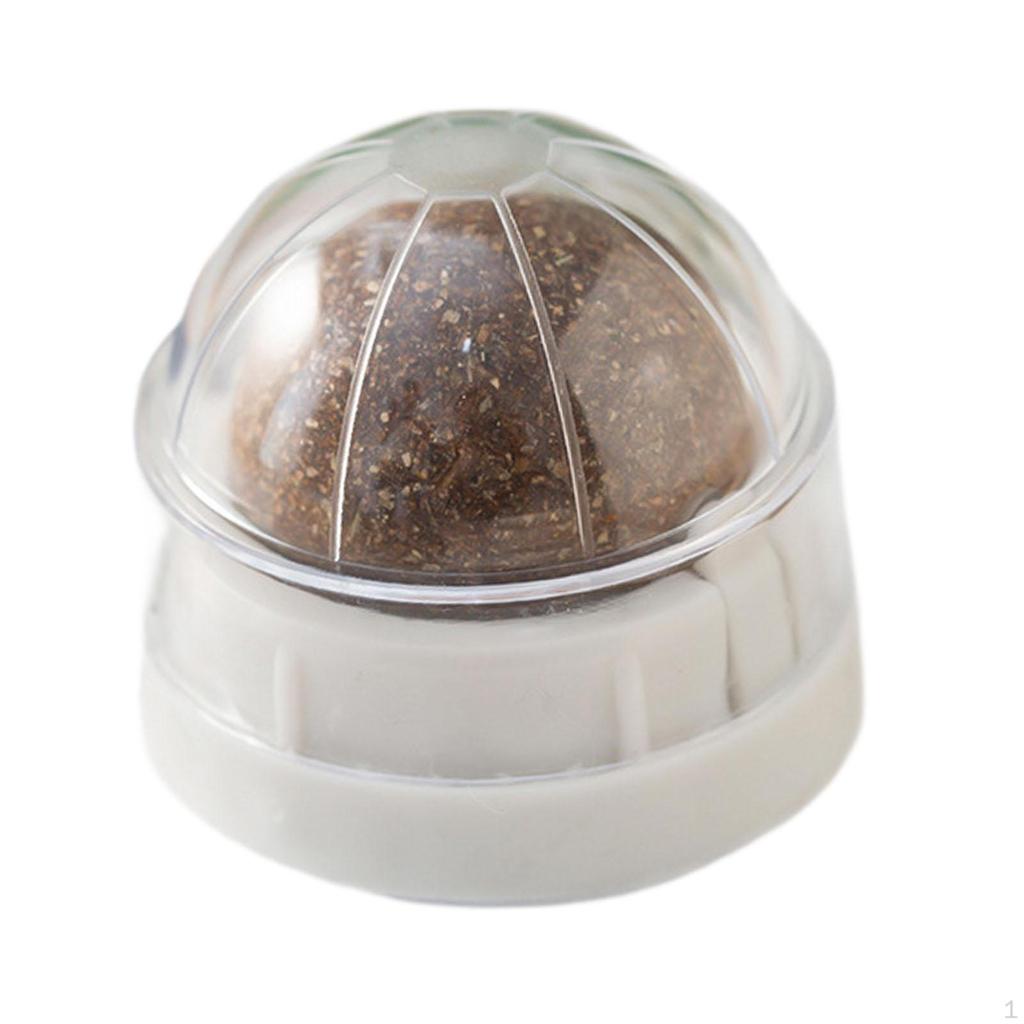 Catnip Ball Cat Energy Ball,Rotating Teething Toy,Grinding Licking Edible Interactive