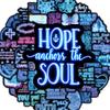 10/30/50 Stück Neon-Stil Blau Jesus Spruch Aufkleber Bibelvers Glaube Aufkleber Kreuz Wörter Aufkleber Graffiti Wasserflaschen Laptop