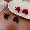 2UNITS Velvet Ribbon Clips - Holiday Hair Clamps for Ladies, Graceful Princess Snap Clips, Charming Simple Hair Adornments Set
