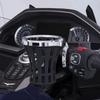 Motorcycle Handlebar Drink Cup Holder Plated And Rubber Chrome/Black Mount For Harley Davidson Passenger Water Bottle Holder With Mesh Basket For