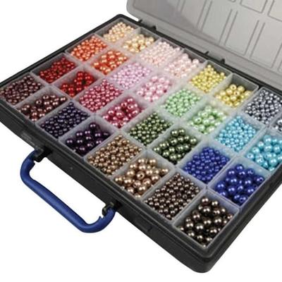 Pérolas de Cera - Sortimento - Diâmetro Interior 1,5-2 Mm - 32 Compartimentos - 32X20Gr