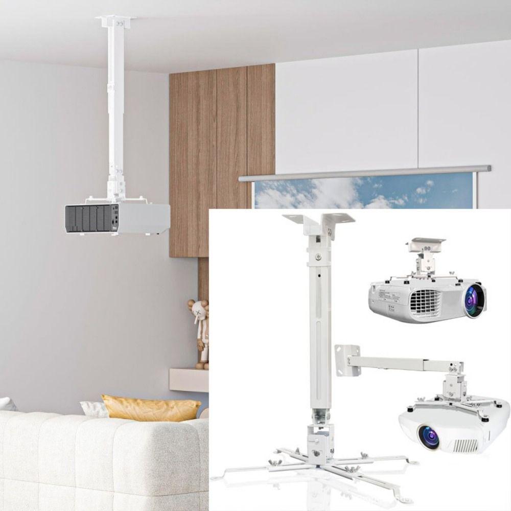 Retractable Projector Bracket  Hanger with Extendable Arms Projector Stand  Office Use
