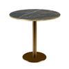 Round Table - Rome - Ø 70 Cm - Black - Contemporary Design - Easy Assembly