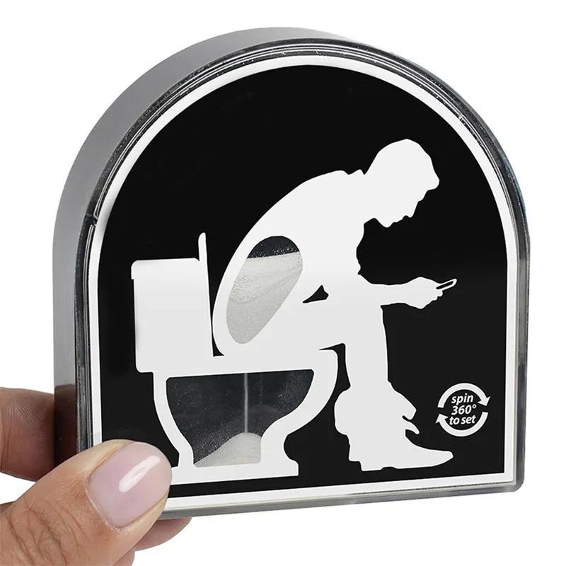 Toilet Hourglass Timer 5 Minute Restroom Sand Clock Prevent Procrastination Manage Time Countdown Birthday Christmas Funny Gifts
