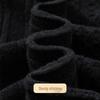 Men's 100% Merino Wool Heavyweight Stand Collar Cardigan Sweater