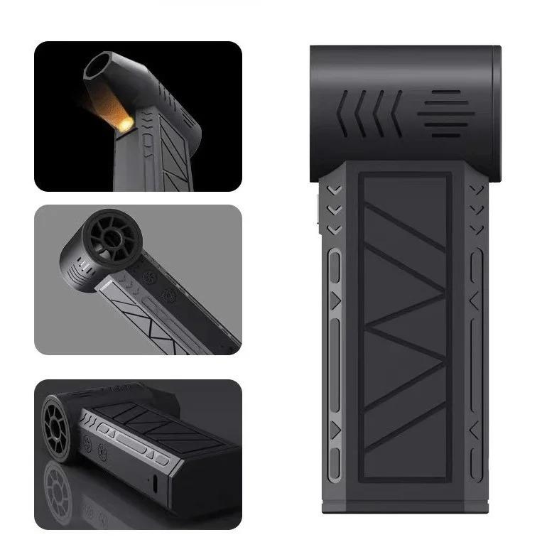 Mini Turbo Jet Fan 53M/S Portable Turbo Fan 130000RPM Brushless Mini Air Blower Electric Air Duster 3 Gear Handheld Duct Fan