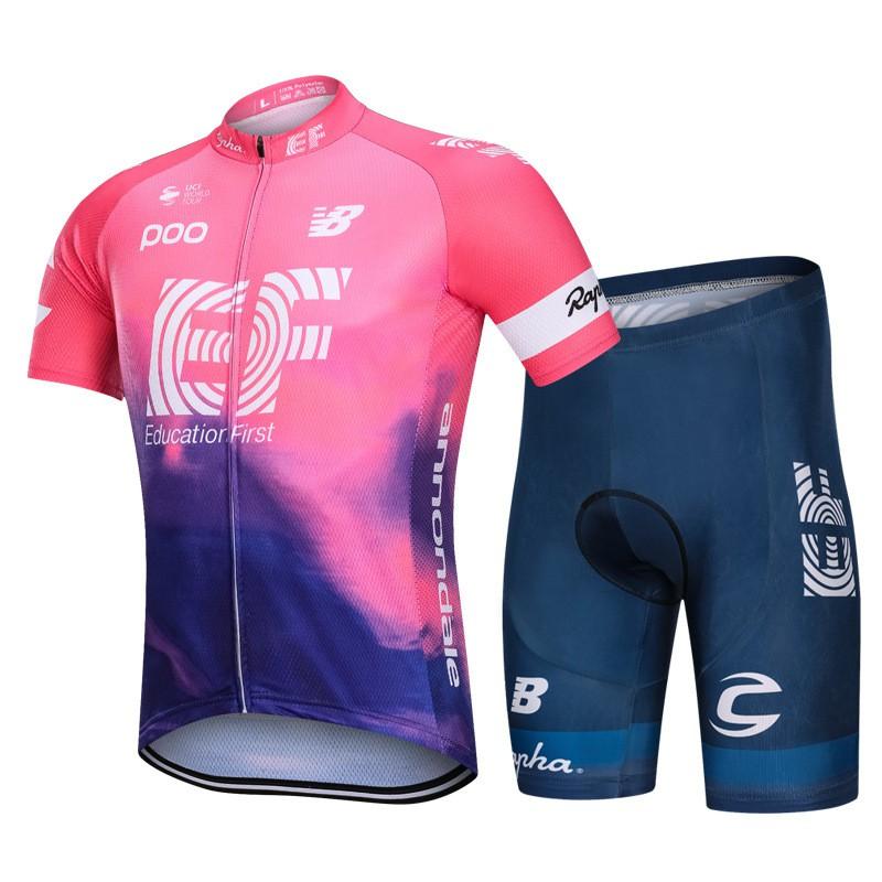 Mens Cycling Jersey Shorts Set Breathable Bike Apparel Road Mountain Biking