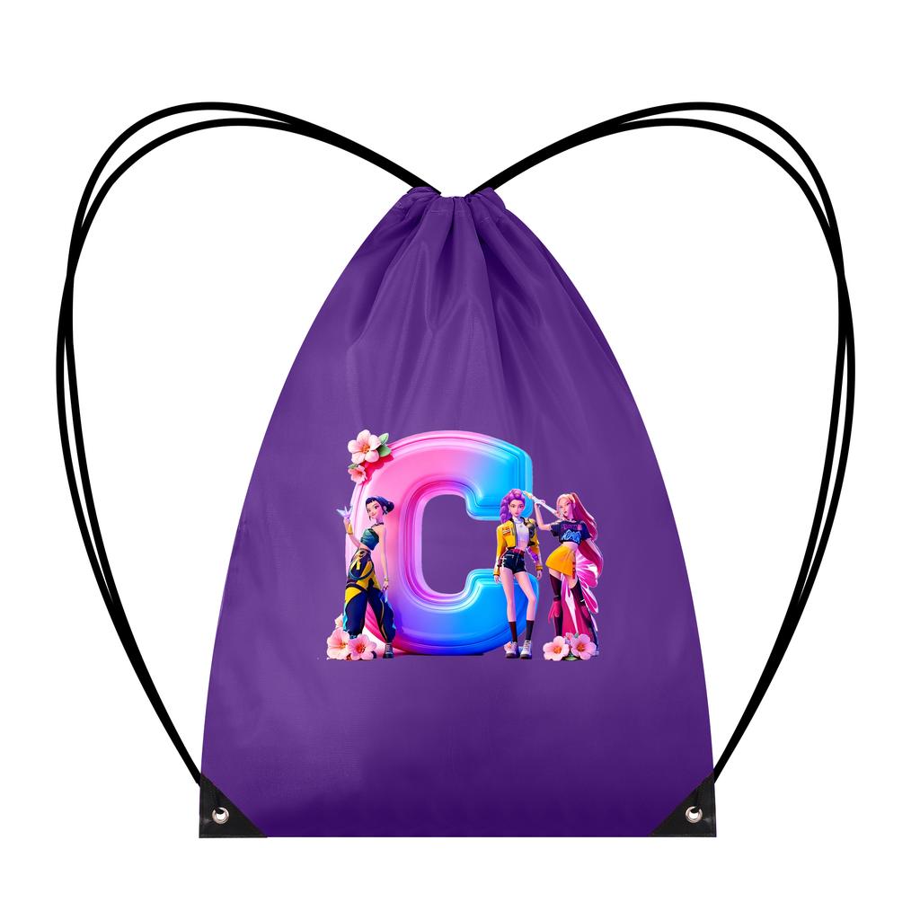 KPop Demon Hunters Bundle Pocket Drawstring Backpack Youth Fashion Large Capacity Sport Bag Cartoon Gift Bags Cycling Knapsack Kid Friendly