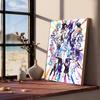 Anime P-project S-sekai Movie Sticky Posters Retro Kraft Paper Sticker DIY Room Bar Cafe Aesthetic Art Wall Painting