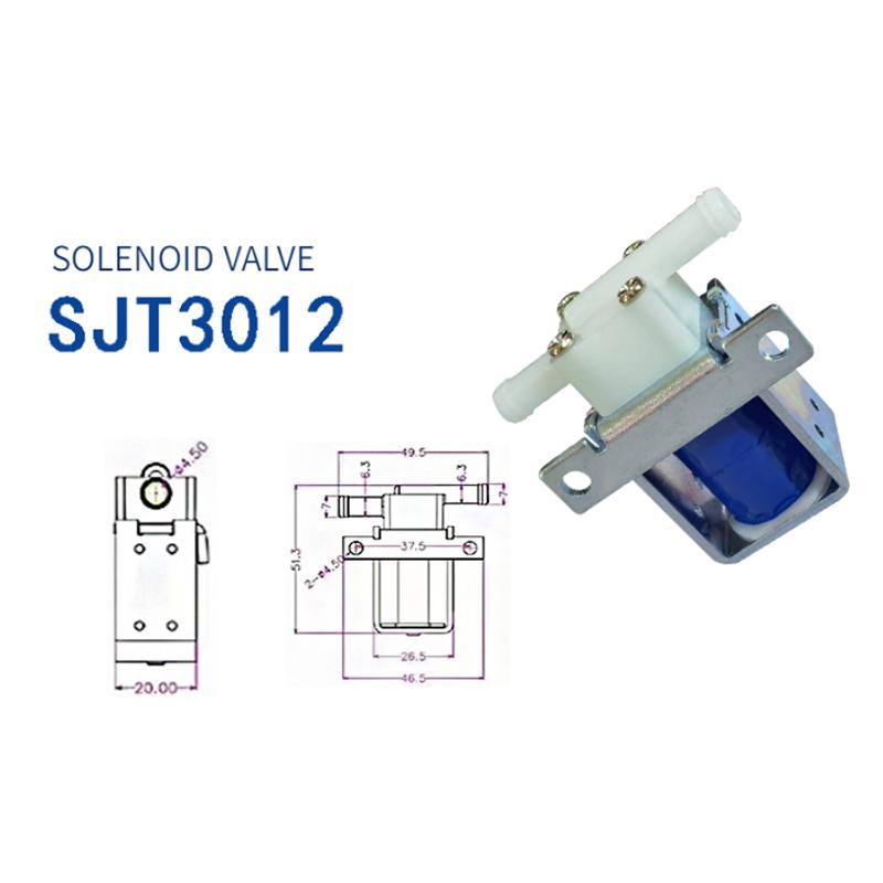 1pc 2-Position 2-Way Normally Closed Mini Electric Solenoid Valve DC6V-12V/24V for Water/Air On/Off Flow Control