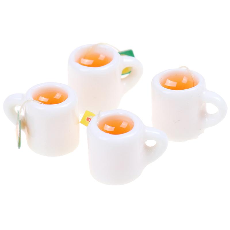 1Pc 1:12 Resin Dollhouse Mini Tea Cup Miniature Dollhouse Accessories Cups Toy