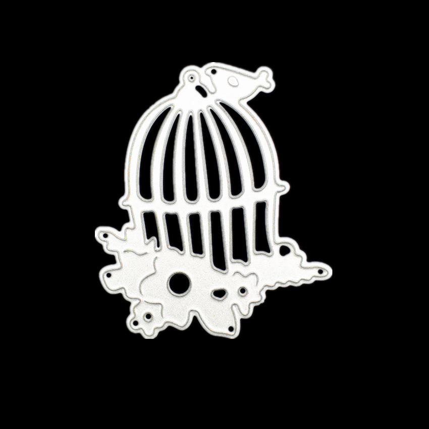 Bird Cage Metal Cutting Dies Scrapbooking Album Paper Cards Decorative Crafts Embossing Die Cuts