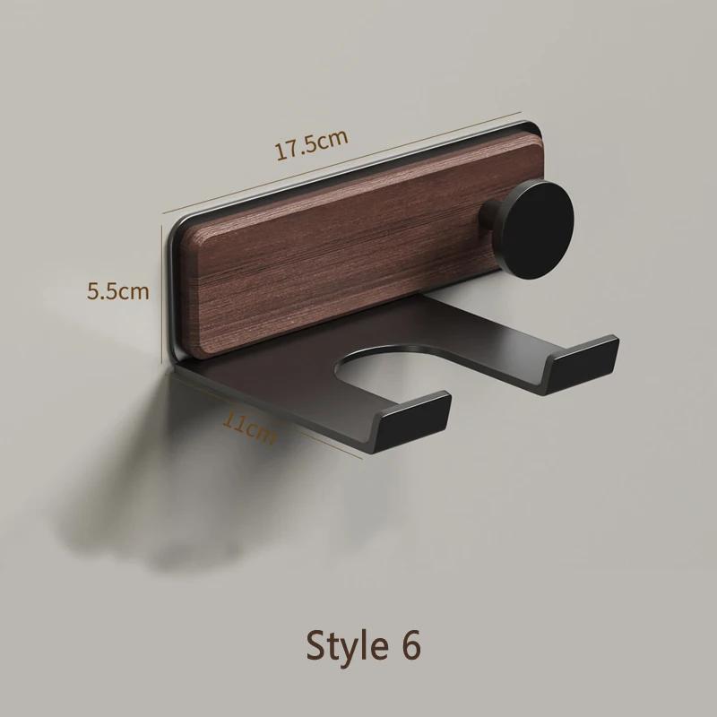 Hair Dryer Holder Bathroom Hair Straightener Stand Nail Free Shelves for Wall Room Bathroom Storage Rack Shelf Wall-mounted Home